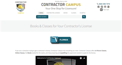 Desktop Screenshot of contractorcampus.com